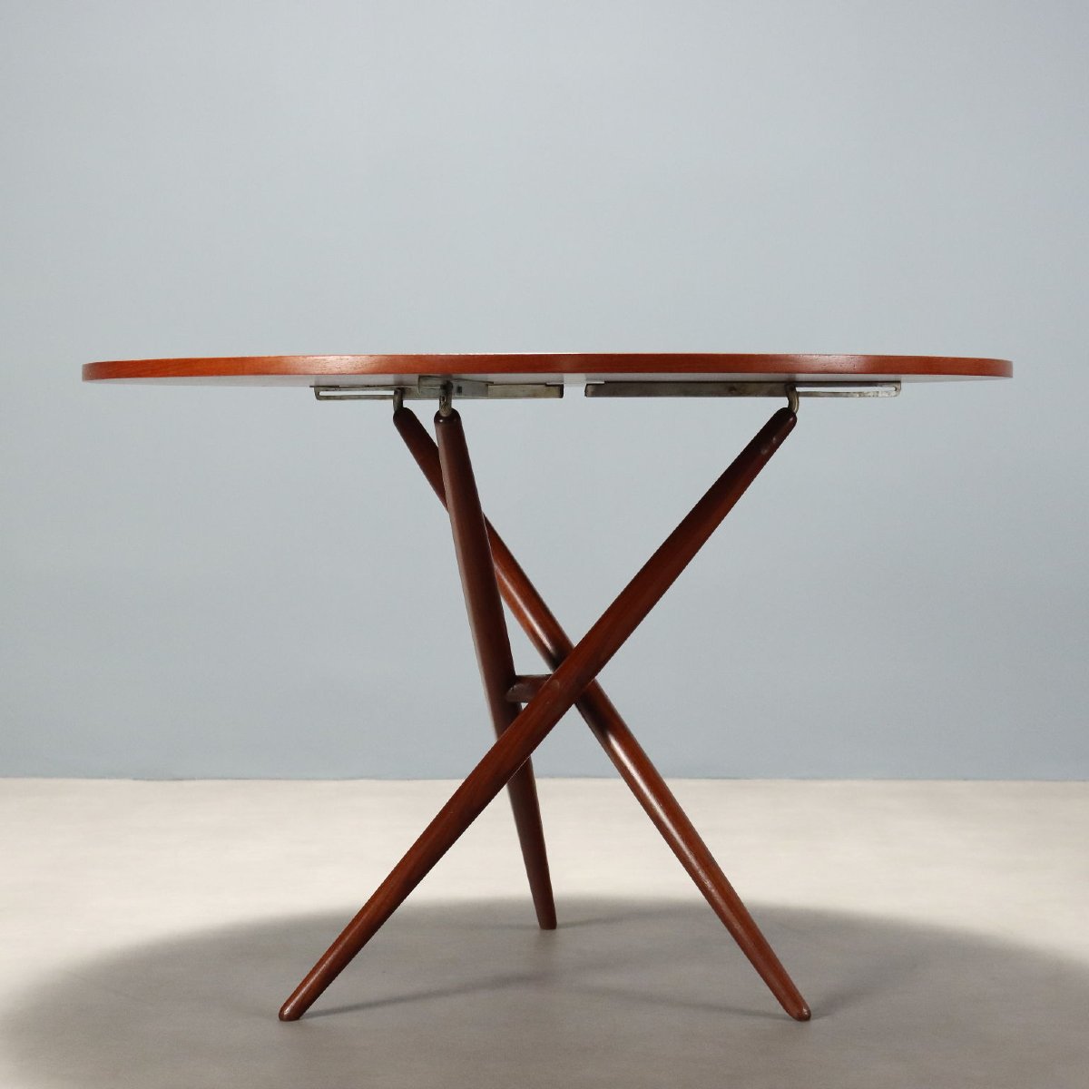 Table de Salle à Manger Vintage Teck Design Italie Années 1960-photo-4