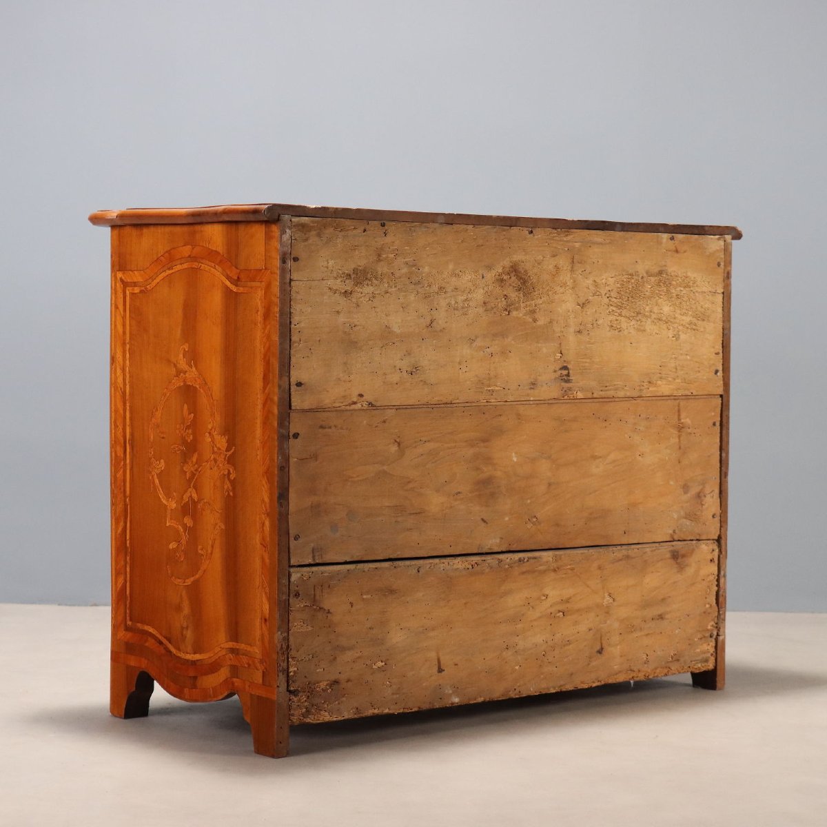 Commode baroque en noyer du XVIIIe siècle -photo-8