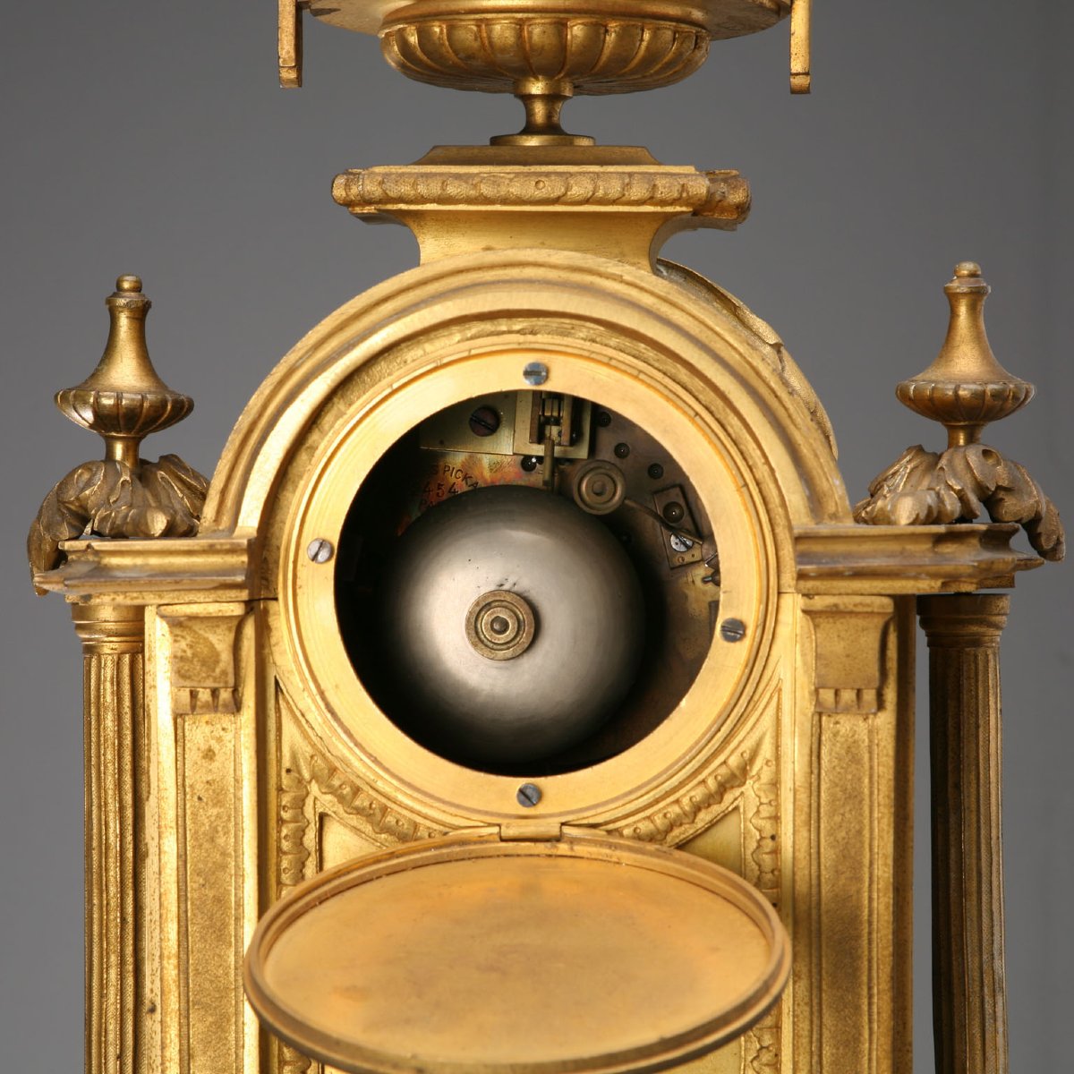 Gilded Bronze And Cloisonné Enamel Table Clock, France, Late 19th – Early 20th Century-photo-3