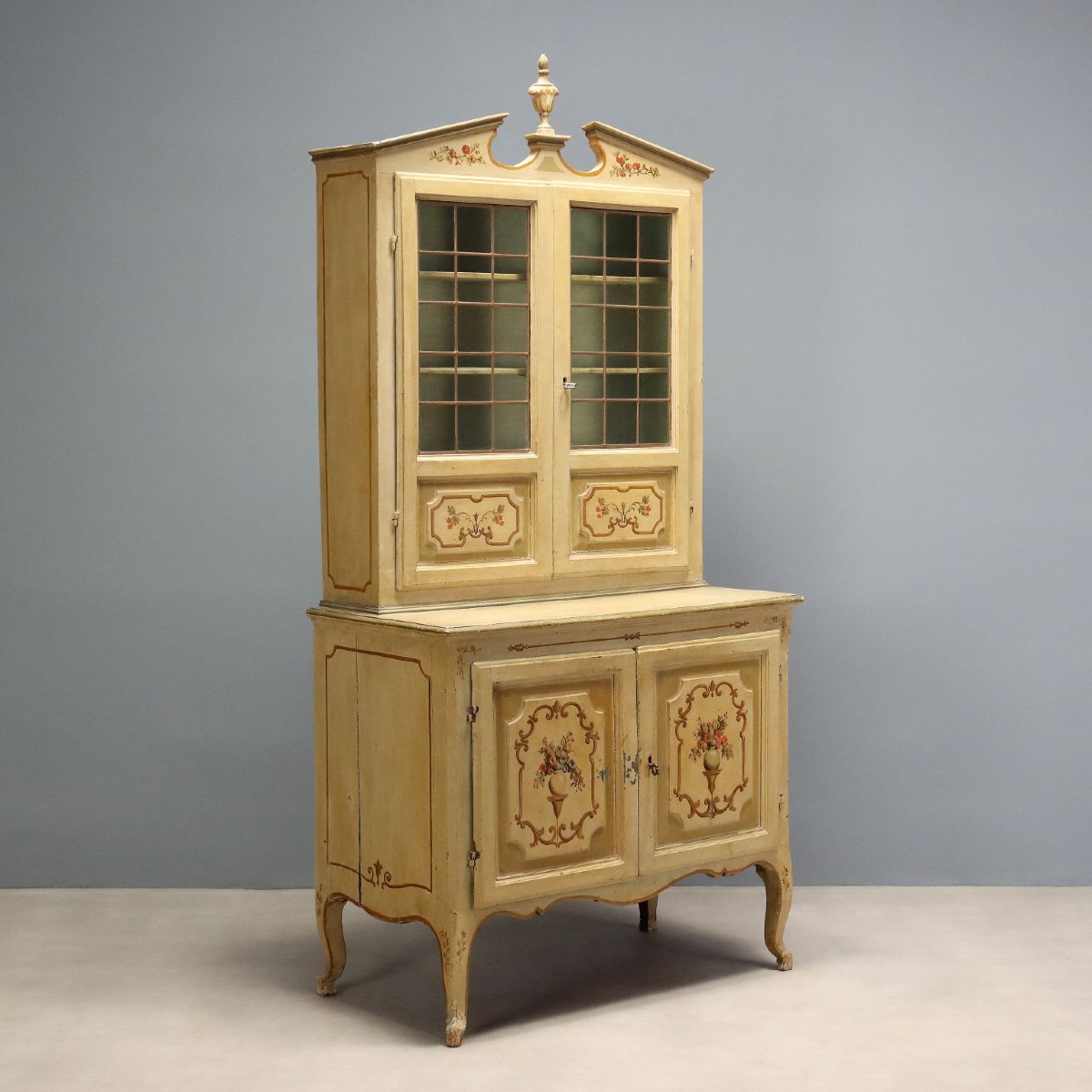 Two-part Barocchetto Sideboard, Italy, Third Quarter Of The 18th Century