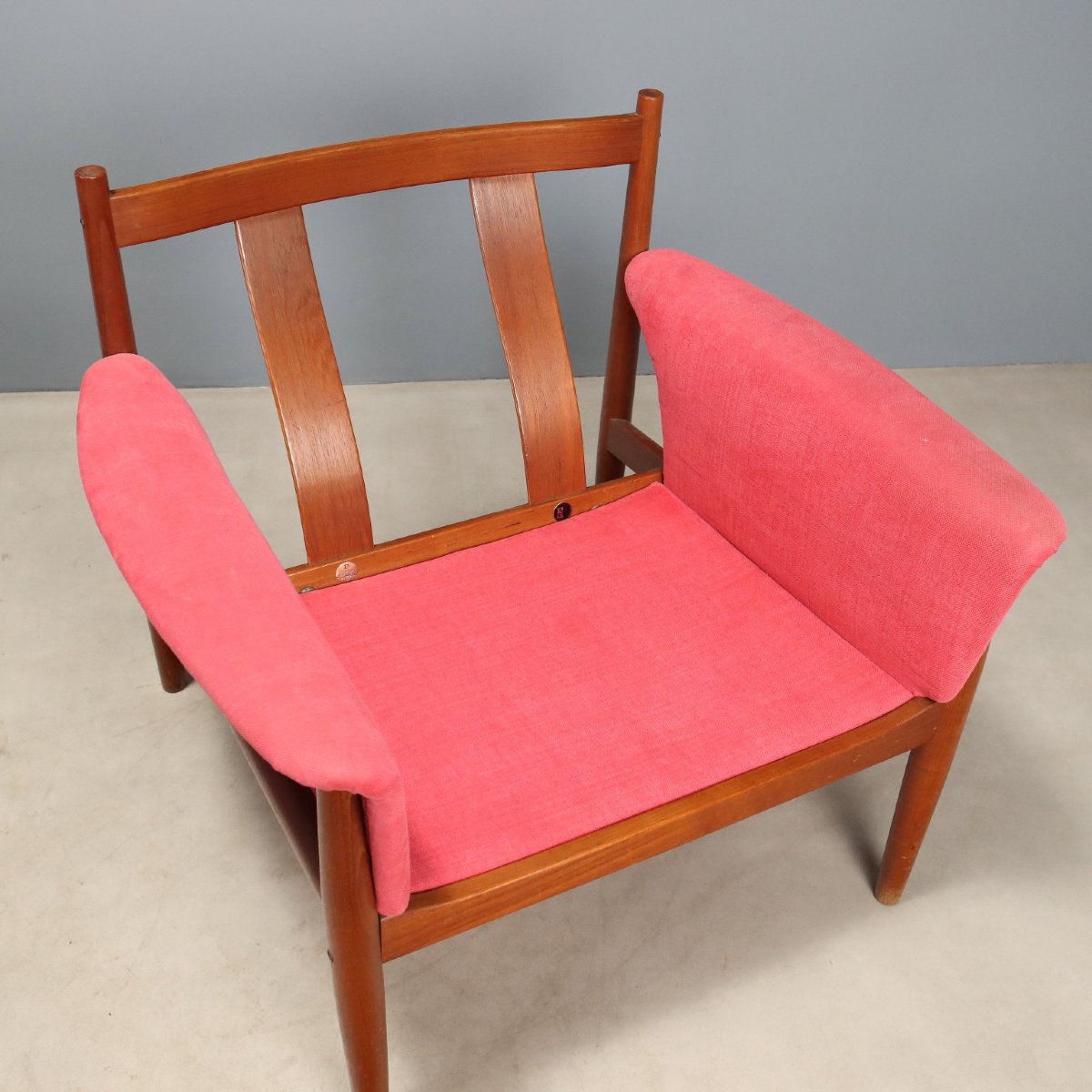 France & Son '118' Armchairs Design By Grete Jalk 1960s-photo-4
