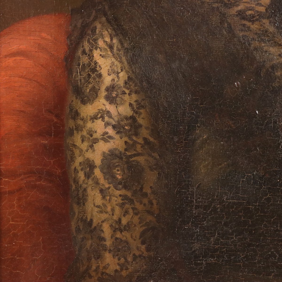 Tableau Ancien Signé Roberto Fontana Huile sur Toile XIXe Siècle-photo-1