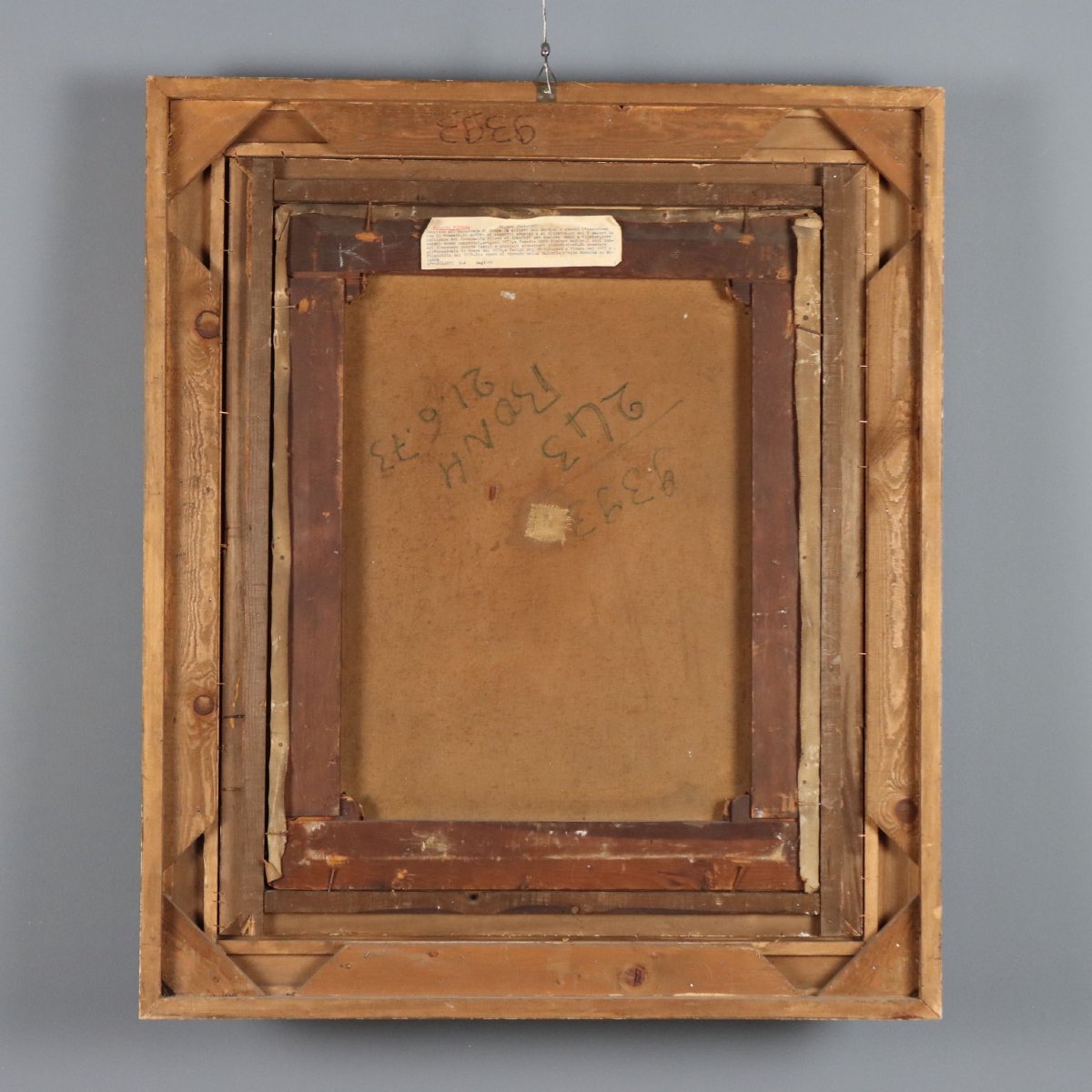 Tableau Ancien Signé Roberto Fontana Huile sur Toile XIXe Siècle-photo-5