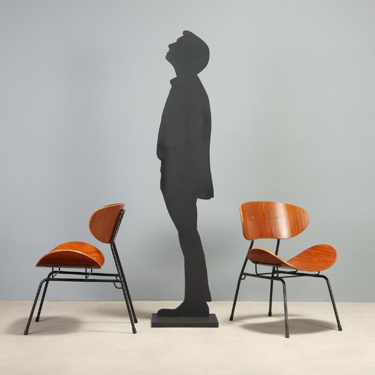 Fauteuils Vintage T. Silvana Comfort Design Carlo Ratti Années 50-photo-2