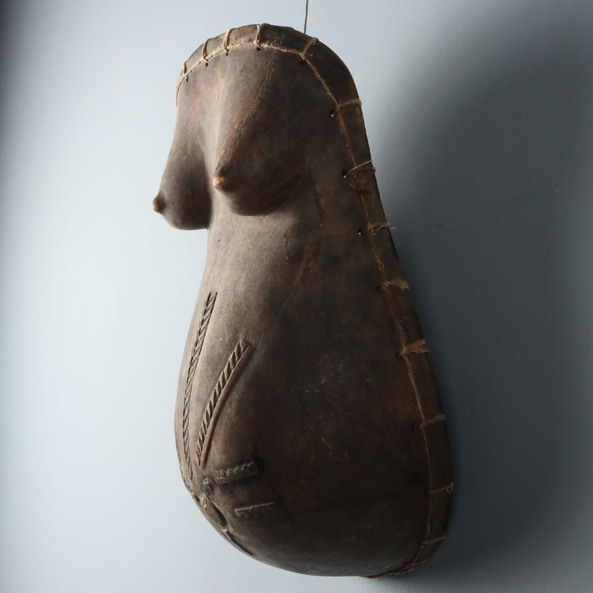 Wooden Breastplate Makonde Art Mozambique XX Century-photo-4