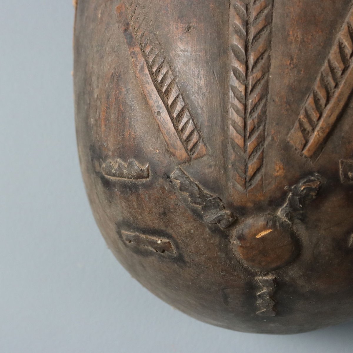 Wooden Breastplate Makonde Art Mozambique XX Century-photo-2