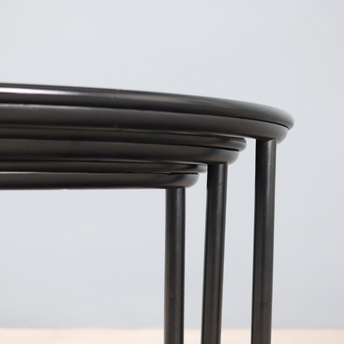 Tables Basses Acerbis Tria Vintage Design G. Frattini Années 80-photo-2