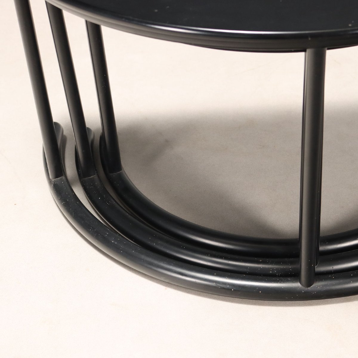 Tables Basses Acerbis Tria Vintage Design G. Frattini Années 80-photo-3