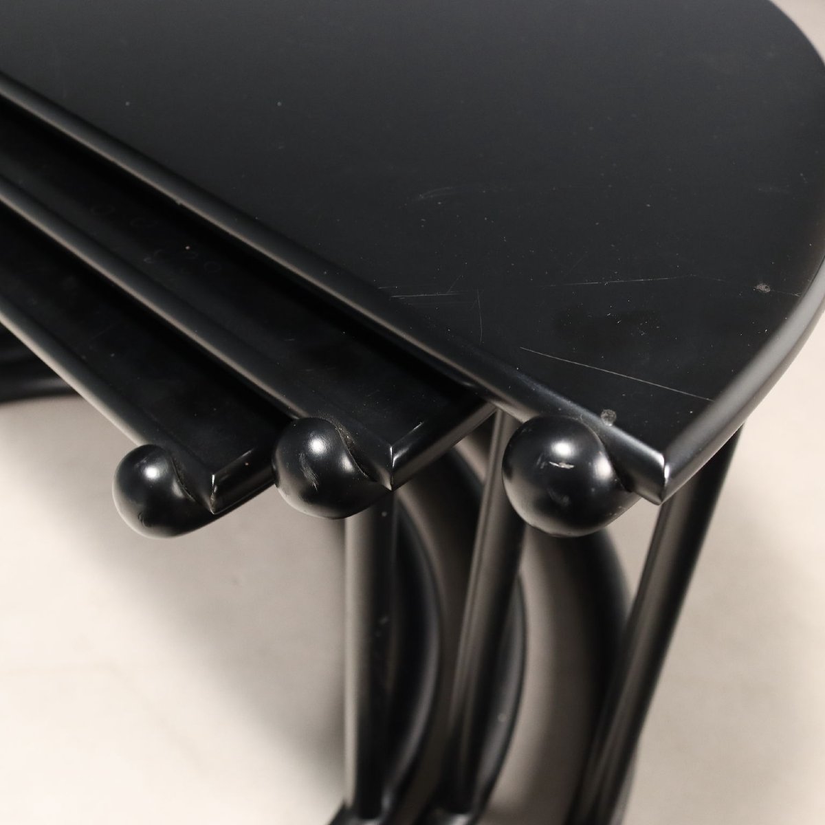 Tables Basses Acerbis Tria Vintage Design G. Frattini Années 80-photo-5