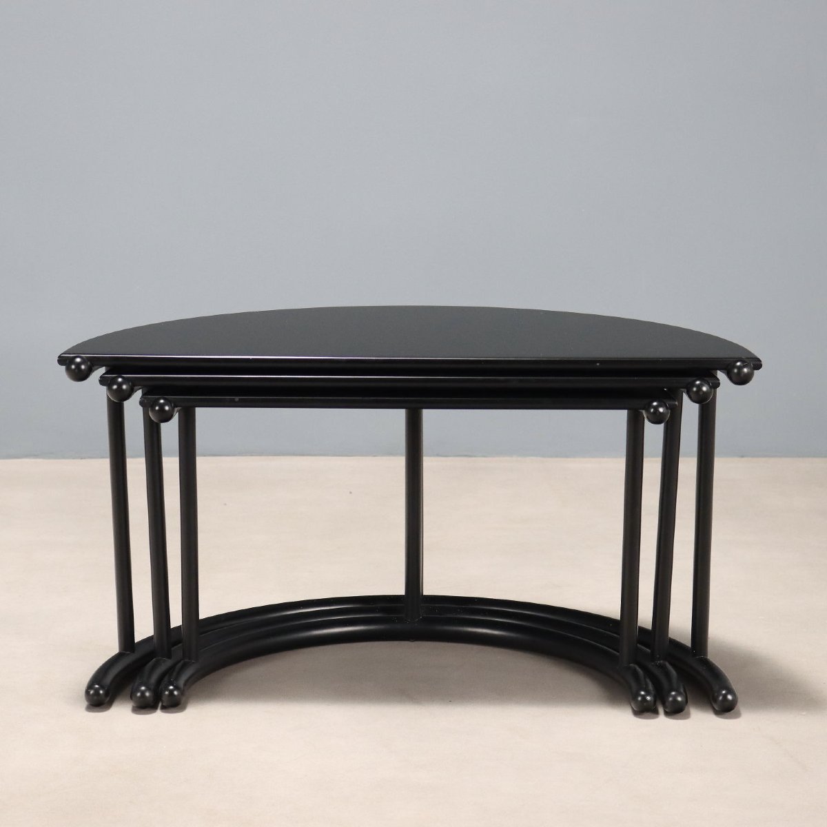 Tables Basses Acerbis Tria Vintage Design G. Frattini Années 80-photo-6