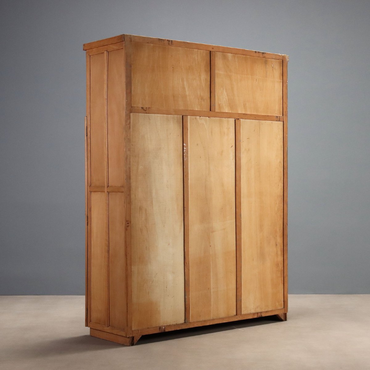 Classeur Vintage Bois Design Italie Années 1950-photo-5