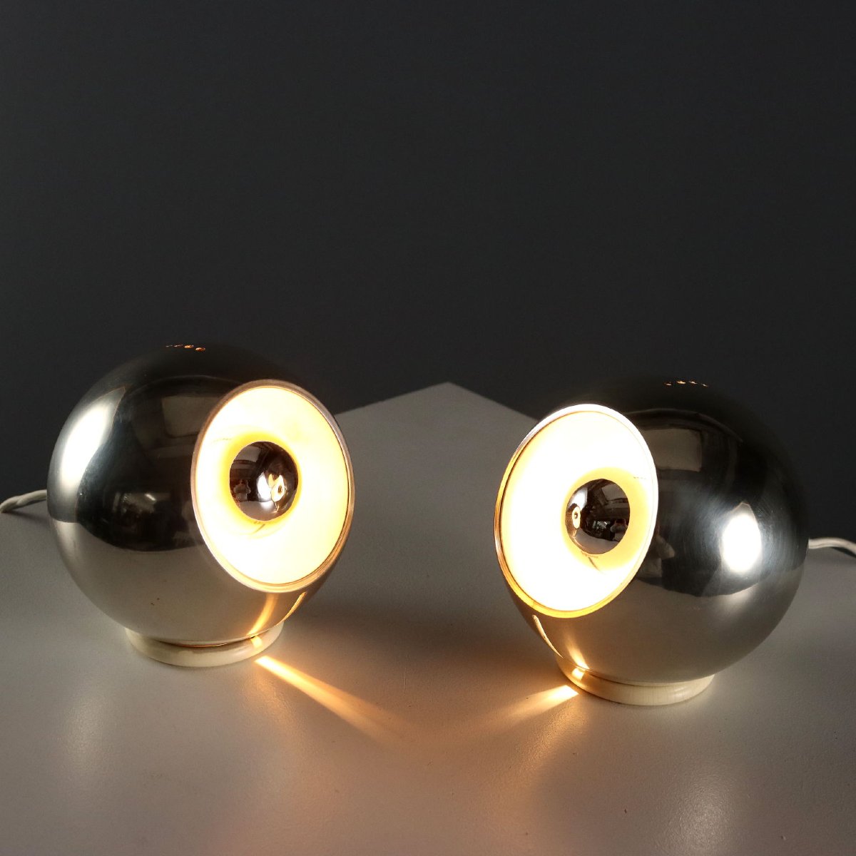 Lampes '591' de Gino Sarfatti pour Arteluce Années 1960-photo-3