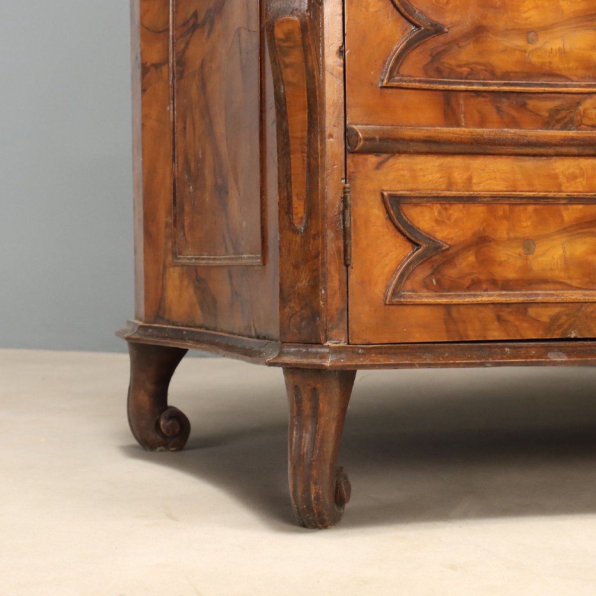 Trumeau Lombard de Style avec Portes Miroir Italie, début du XXe siècle-photo-1