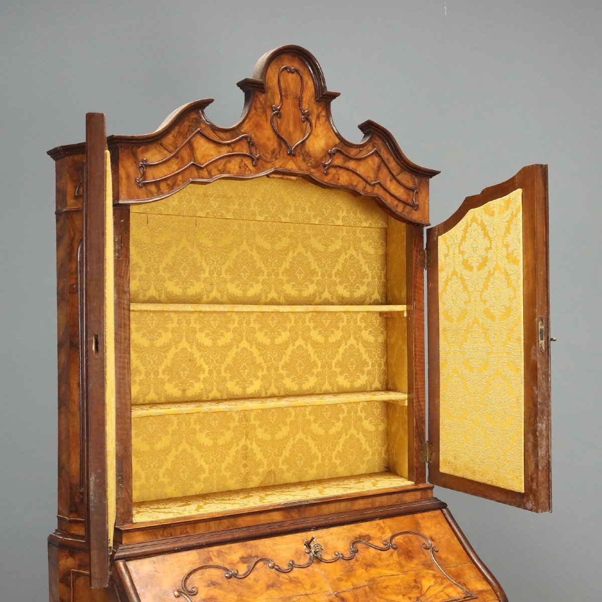Trumeau Lombard de Style avec Portes Miroir Italie, début du XXe siècle-photo-3
