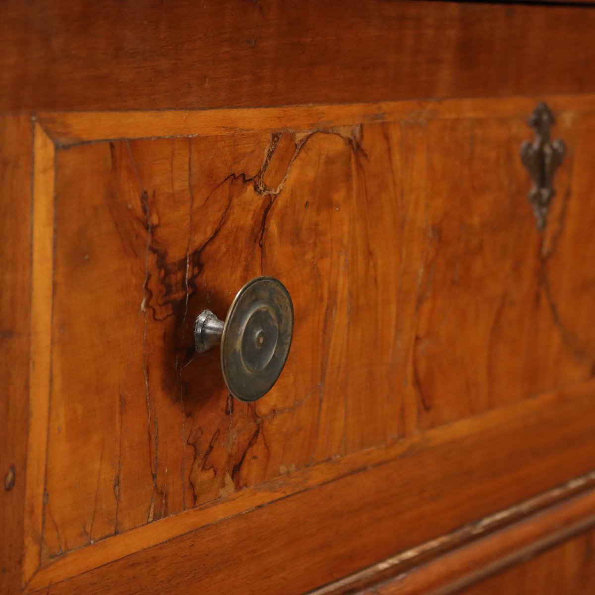 Trumeau In Walnut And Walnut Burl - Italy, 18th Century; Italy, Late 18th Century-photo-1