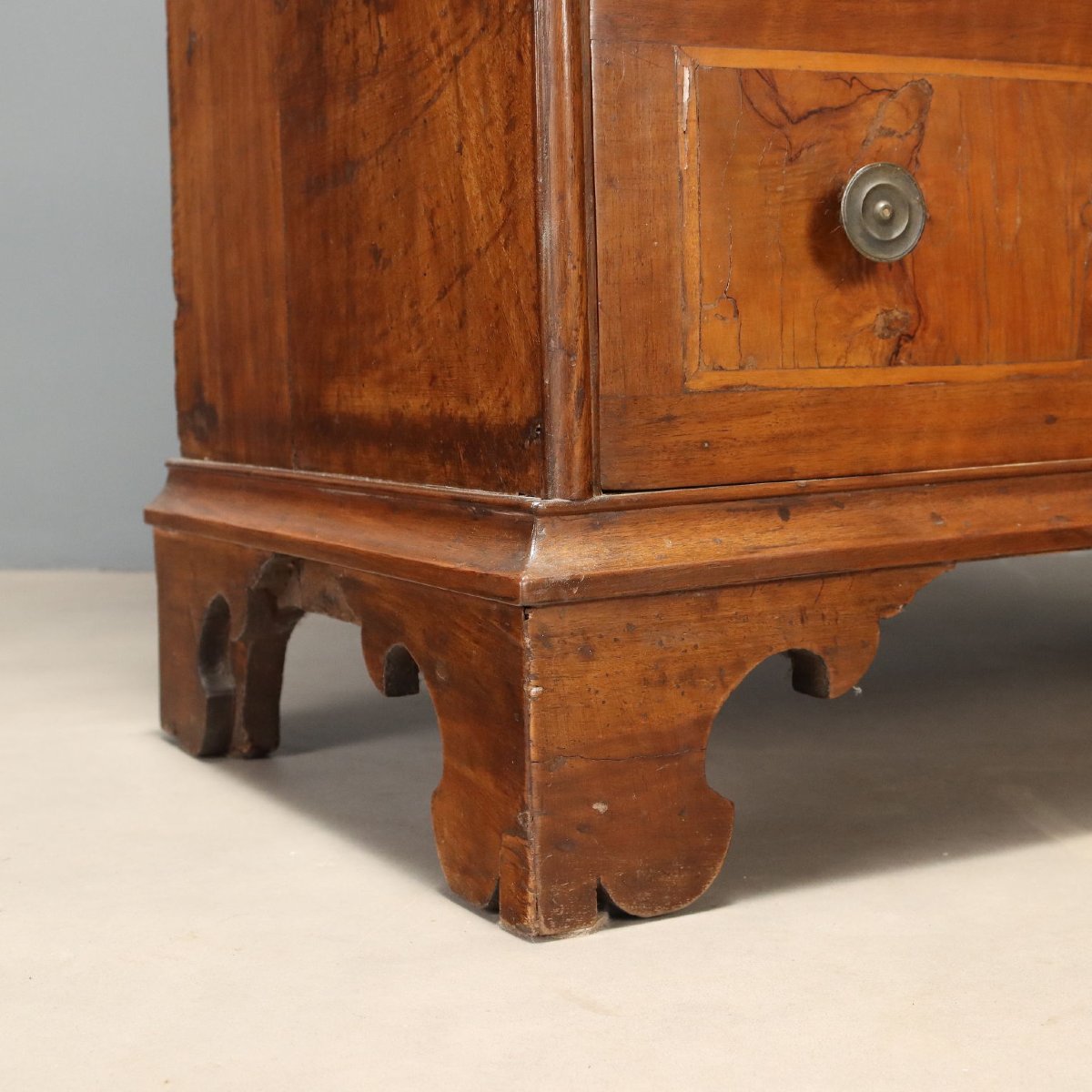 Trumeau In Walnut And Walnut Burl - Italy, 18th Century; Italy, Late 18th Century-photo-5