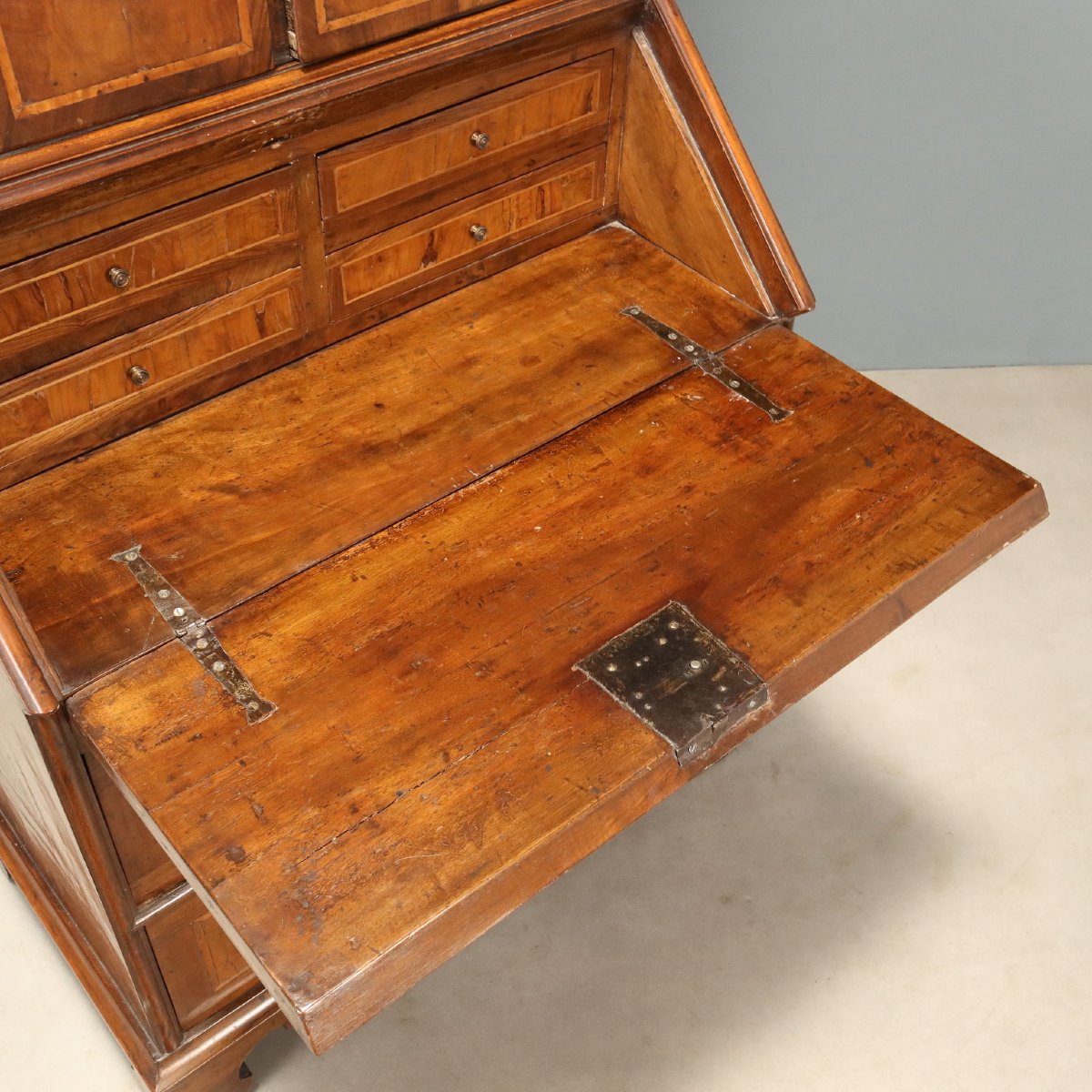 Trumeau In Walnut And Walnut Burl - Italy, 18th Century; Italy, Late 18th Century-photo-7