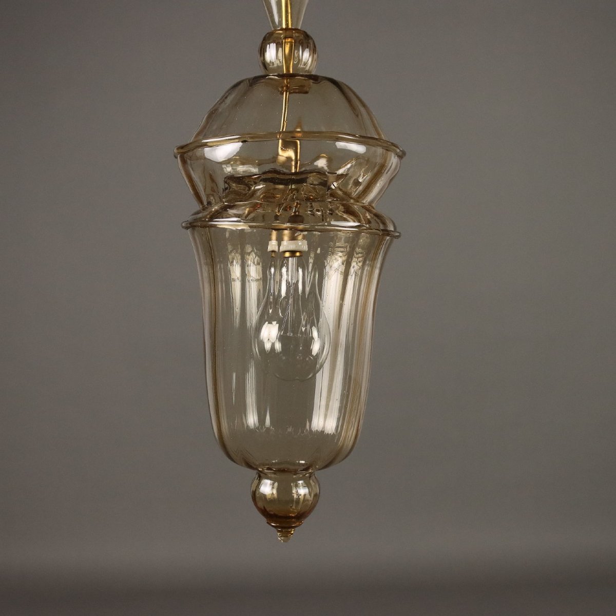 Lustre Ancien Verre de Murano Vénise Italie du XXe Siècle-photo-4