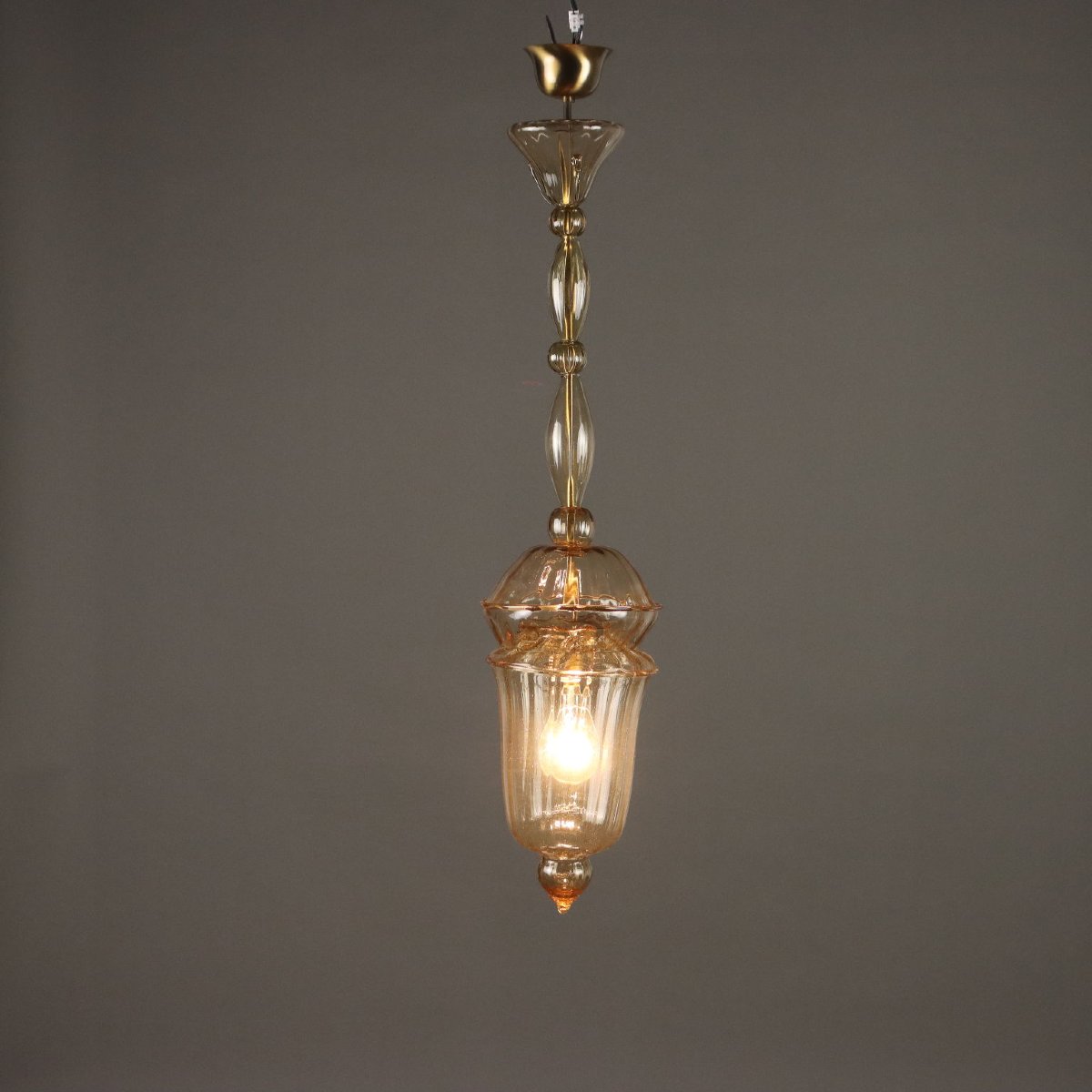 Lustre Ancien Verre de Murano Vénise Italie du XXe Siècle