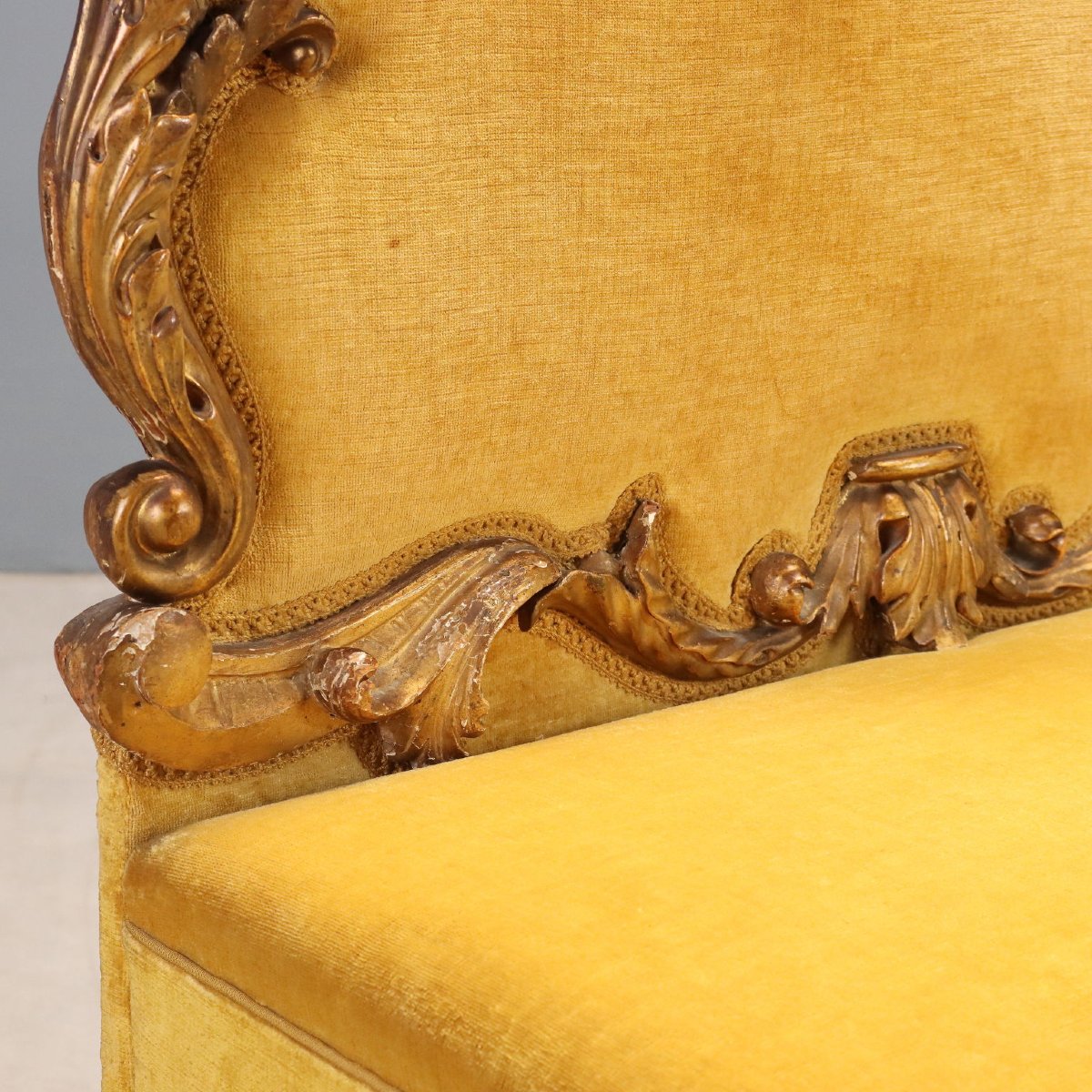 Baroque-style Bench, Italy, Late 19th – Early 20th Century-photo-5