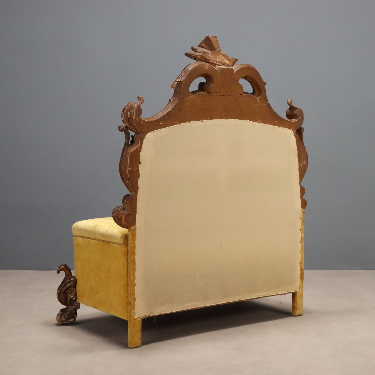 Baroque-style Bench, Italy, Late 19th – Early 20th Century-photo-7