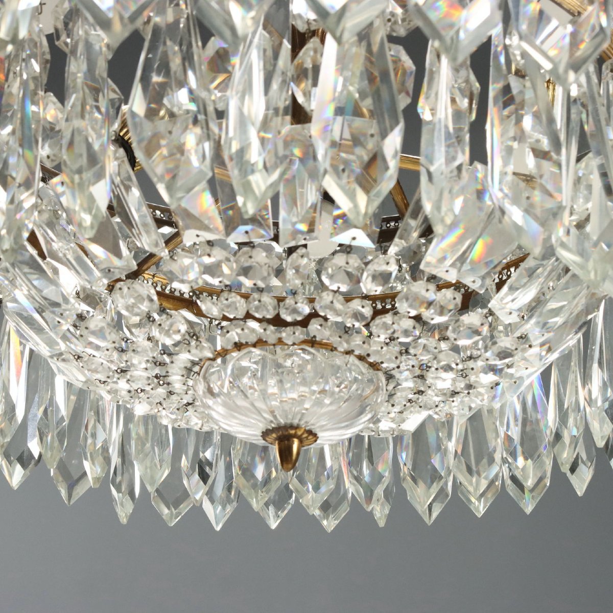 Lustre de style Empire Italie du milieu du XXe siècle-photo-3