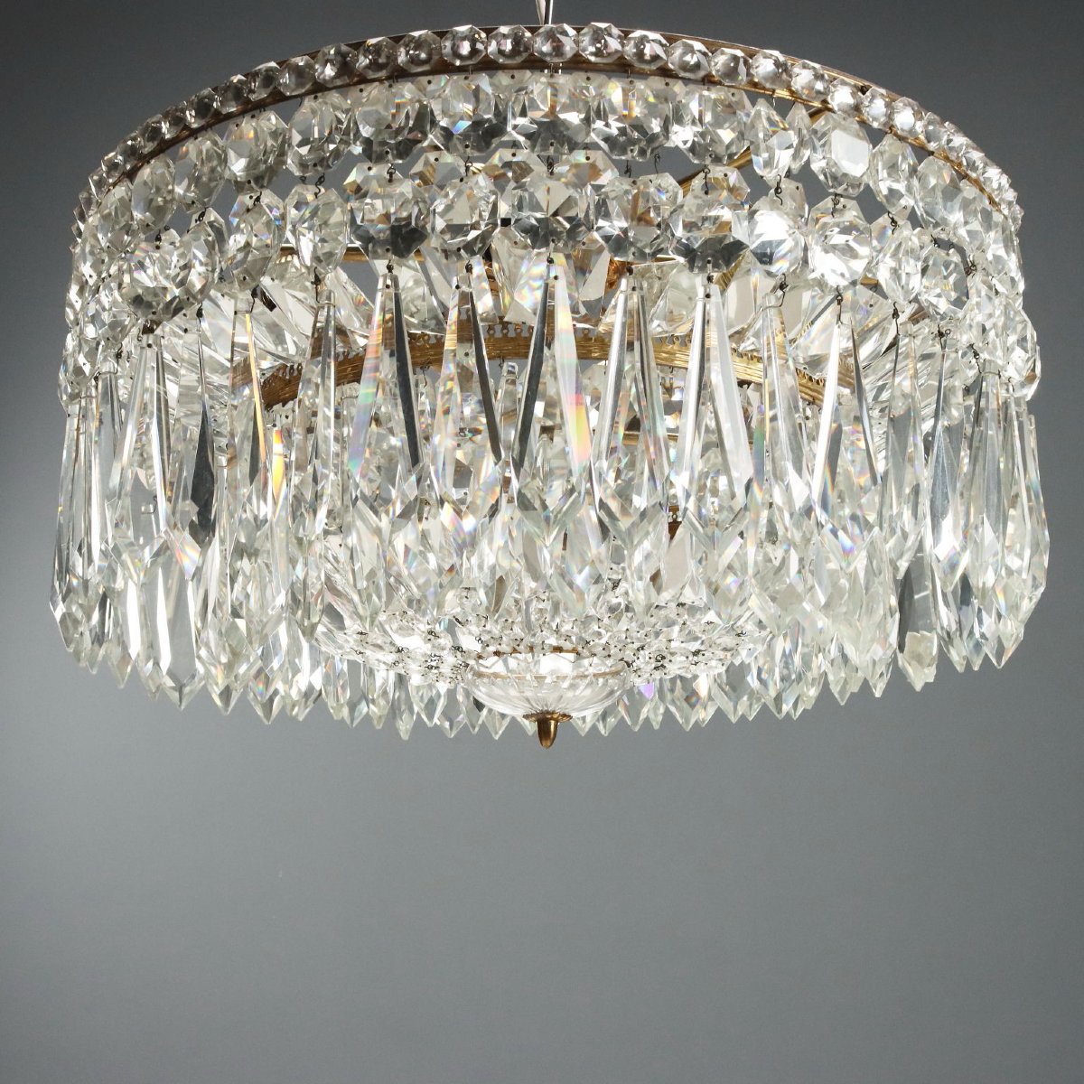 Lustre de style Empire Italie du milieu du XXe siècle-photo-4