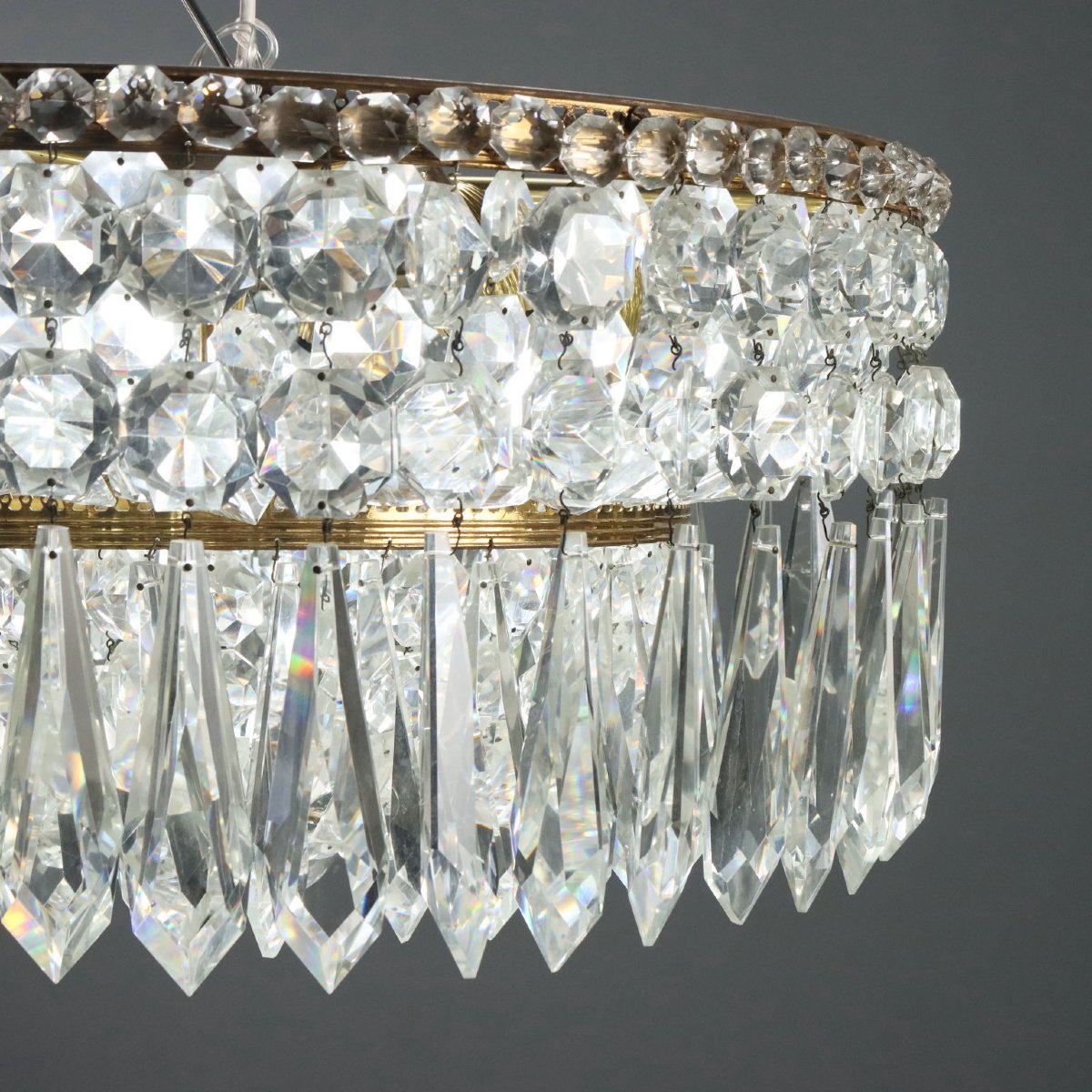 Lustre de style Empire Italie du milieu du XXe siècle-photo-5