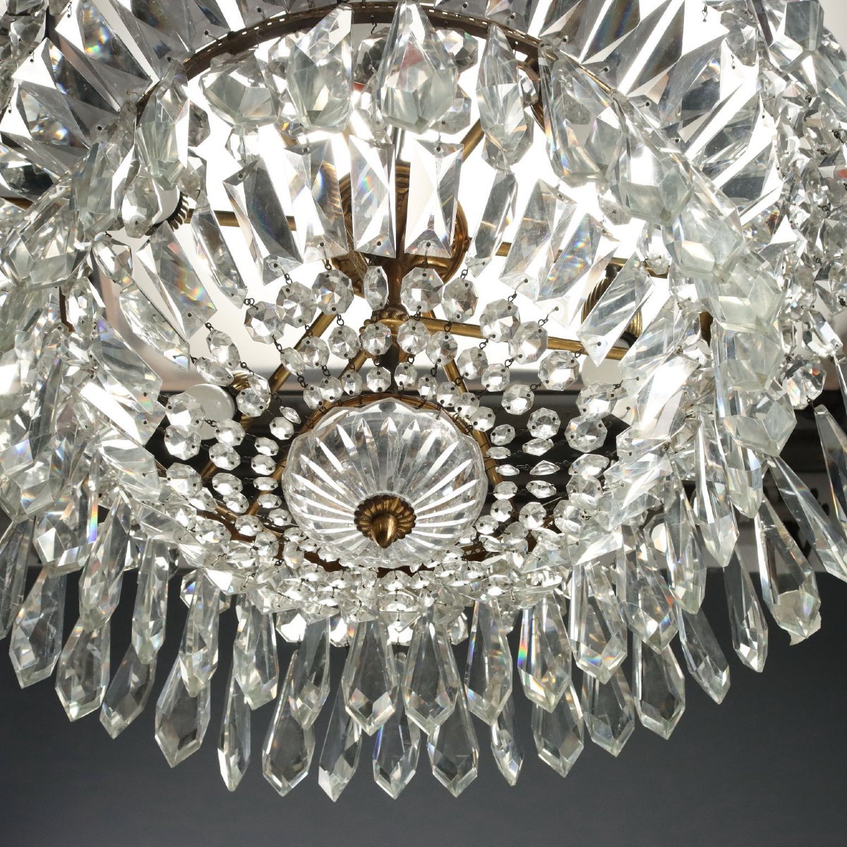 Lustre de style Empire Italie du milieu du XXe siècle-photo-6