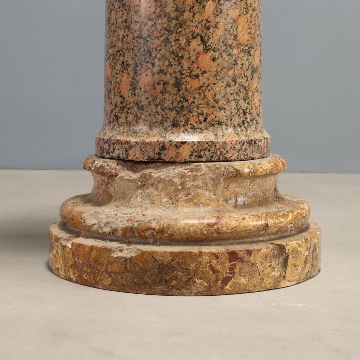 Breccia Marble And Granite Columns - 19th-century Italy 19th-century Italy-photo-3