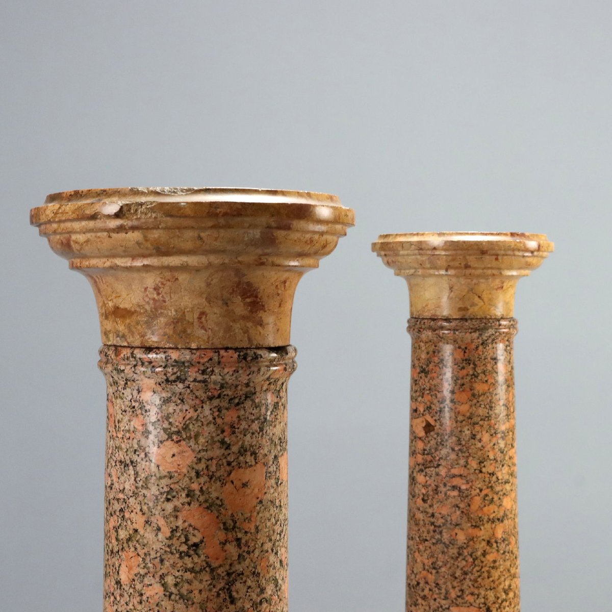 Breccia Marble And Granite Columns - 19th-century Italy 19th-century Italy-photo-6