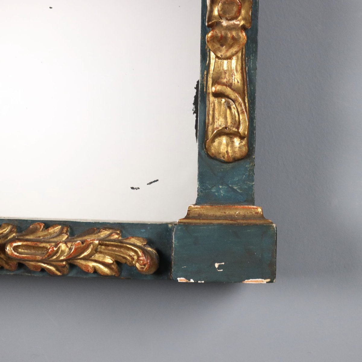 Carved And Gilded Wooden Mirror - Italy, 19th Century; Italy, Mid-19th Century-photo-4