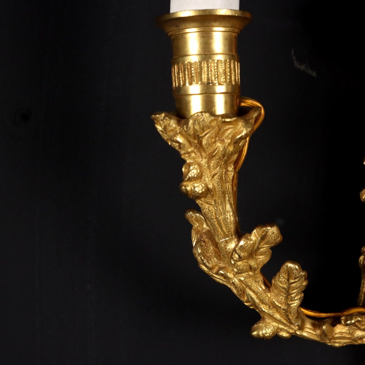 Pair Of Neoclassical-style Wall Sconces, Italy, 20th Century-photo-2