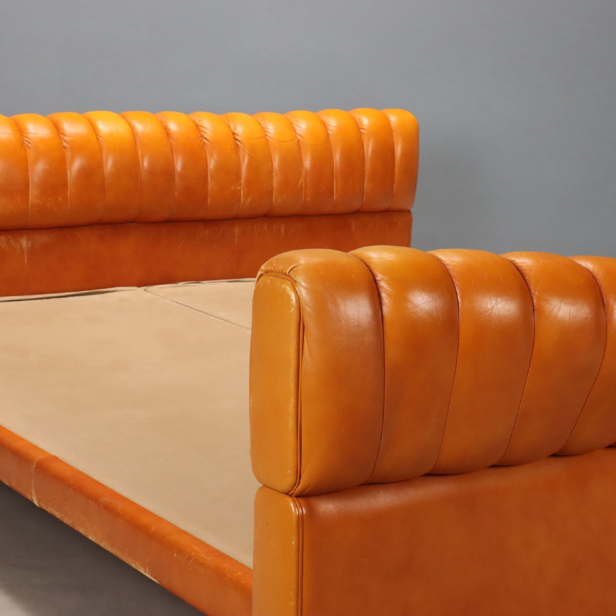 Lit Poltrona Frau Vintage Design Luigi Massoni Italie Années 70-photo-4