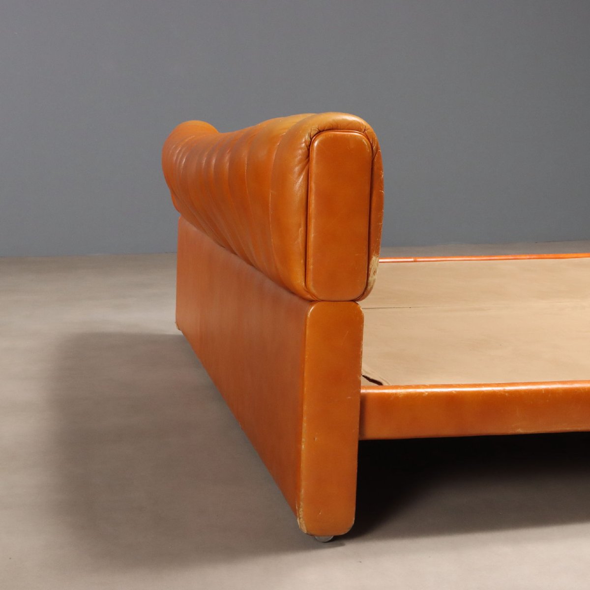 Lit Poltrona Frau Vintage Design Luigi Massoni Italie Années 70-photo-3