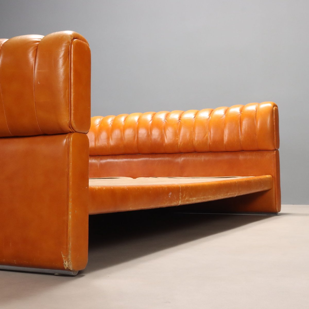 Lit Poltrona Frau Vintage Design Luigi Massoni Italie Années 70-photo-6