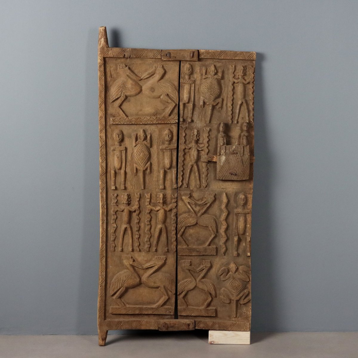 Porte de Grenier Ancienne Bois Art Dogon Mali XXe Siècle Originale