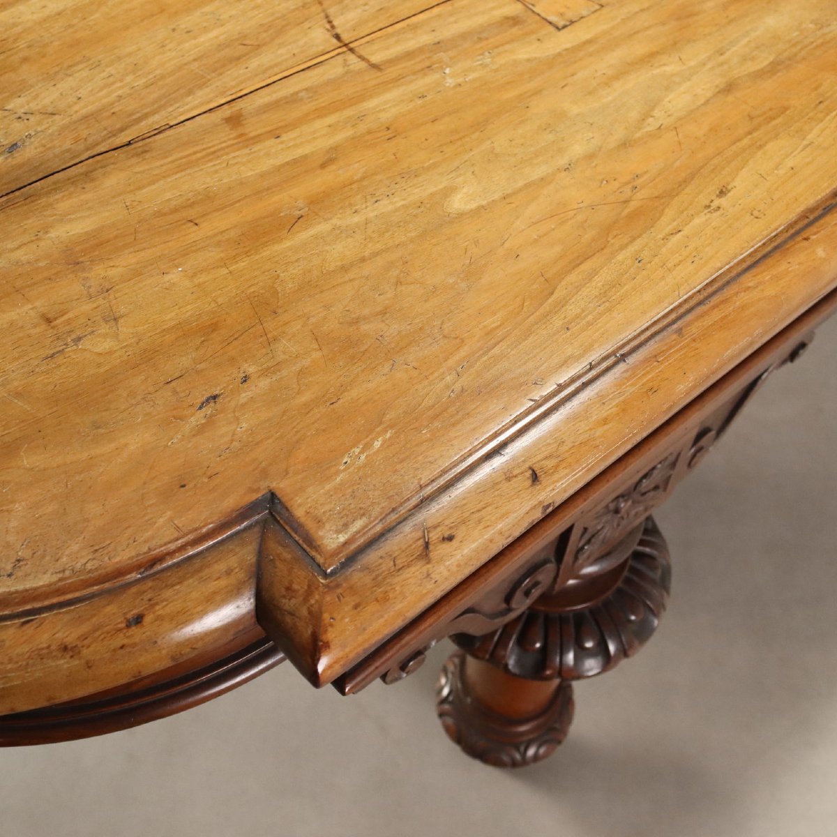 Table en Noyer Fin XIXe Siècle -photo-2
