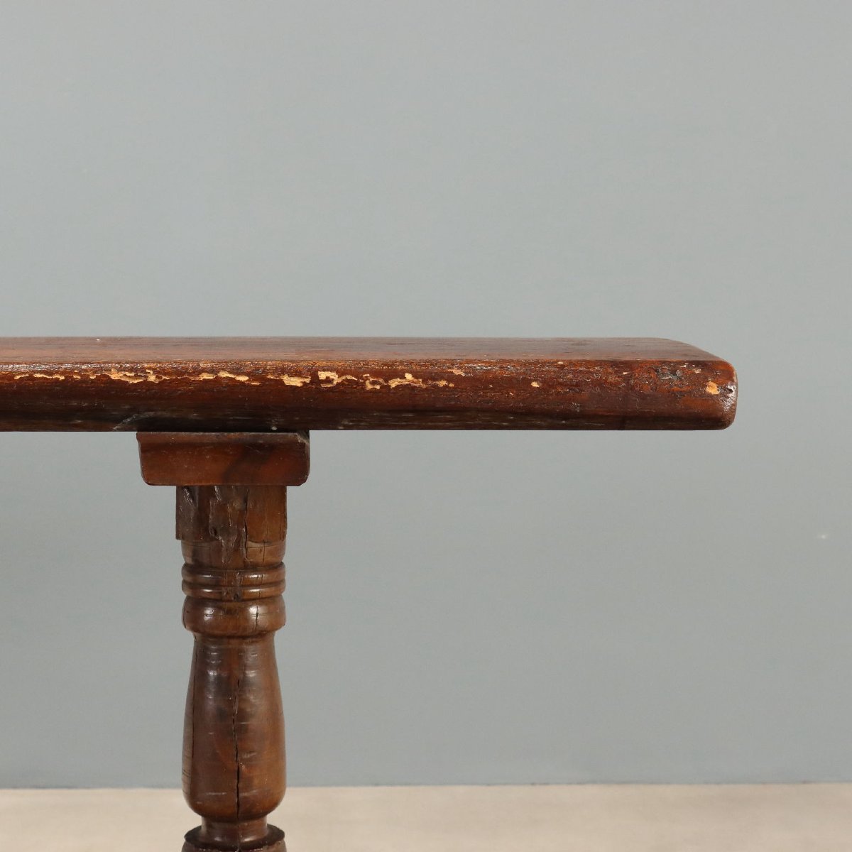 Walnut Table With Antique Wood - 20th-century Italy-photo-1
