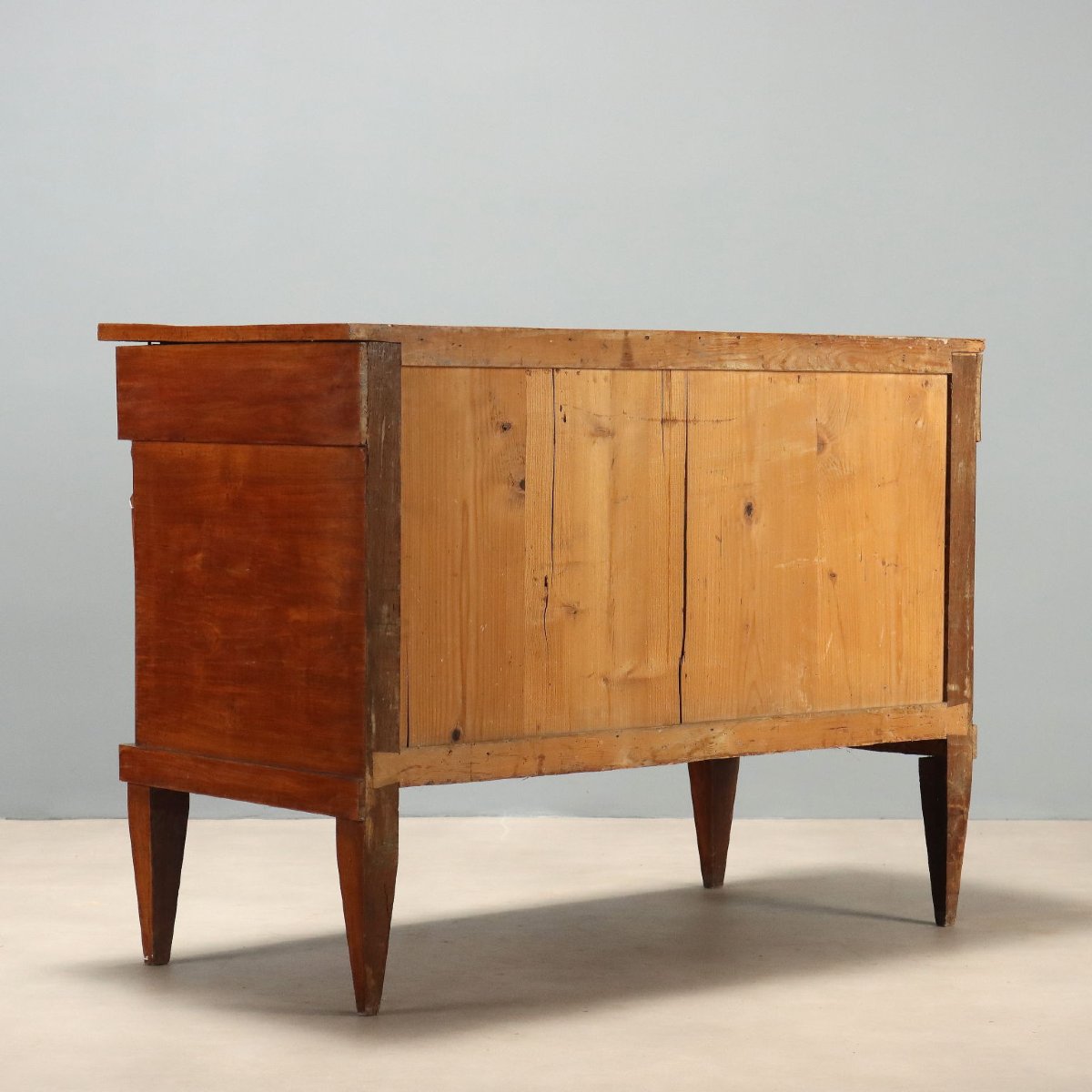 Commode Empire en Noyer - Vénétie Début XIXe Siècle-photo-7