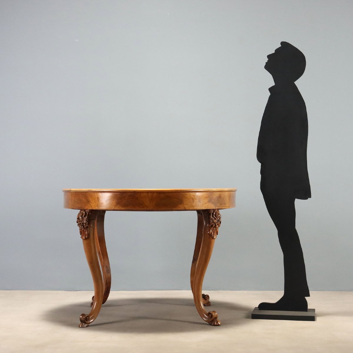 Table en Noyer - Italie XIXe Siècle -photo-2