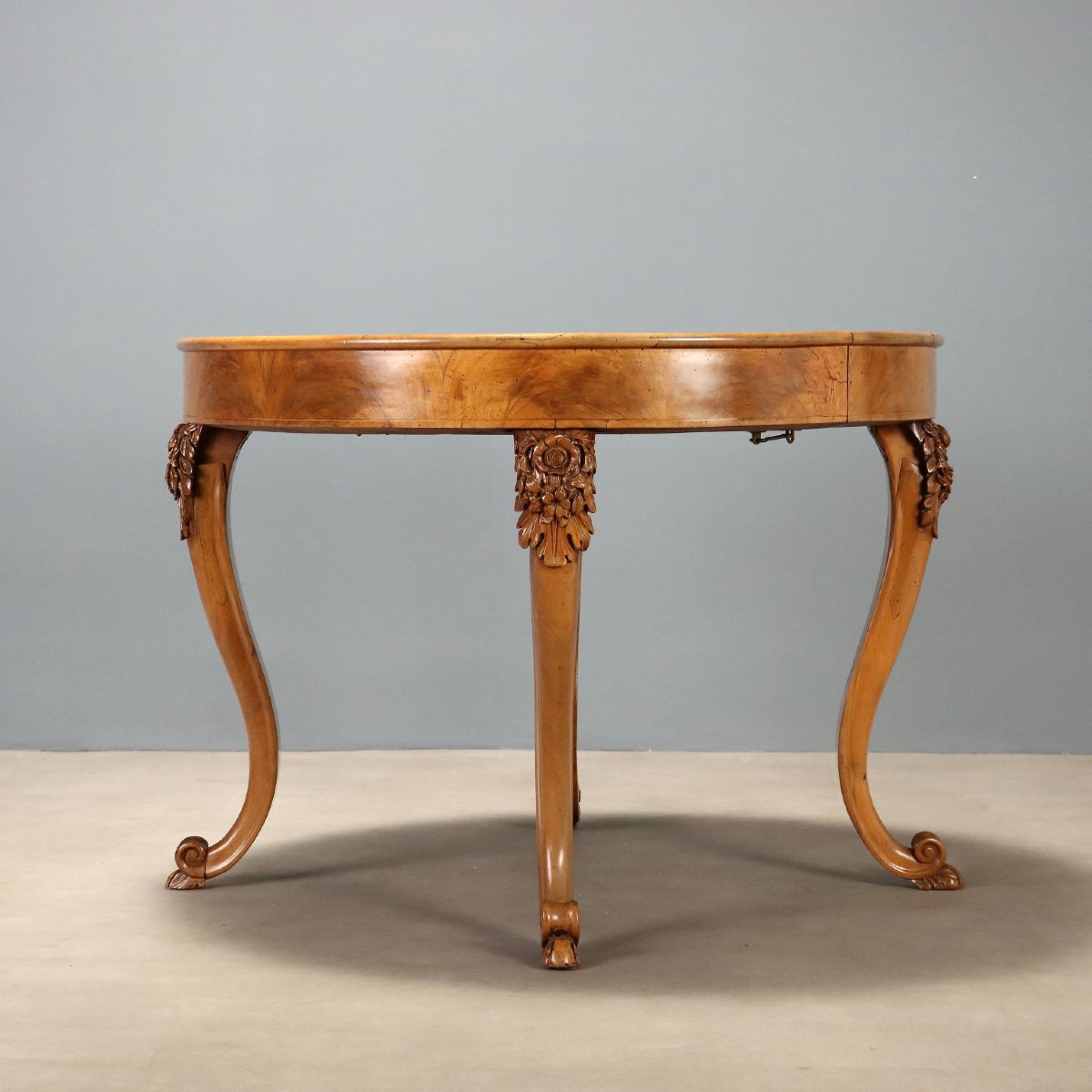 Table en Noyer - Italie XIXe Siècle -photo-3