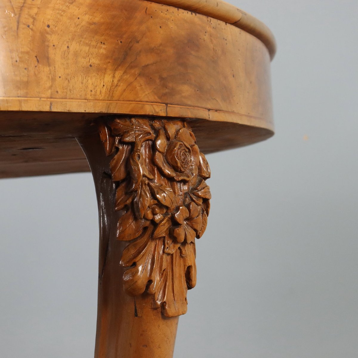 Table en Noyer - Italie XIXe Siècle -photo-2