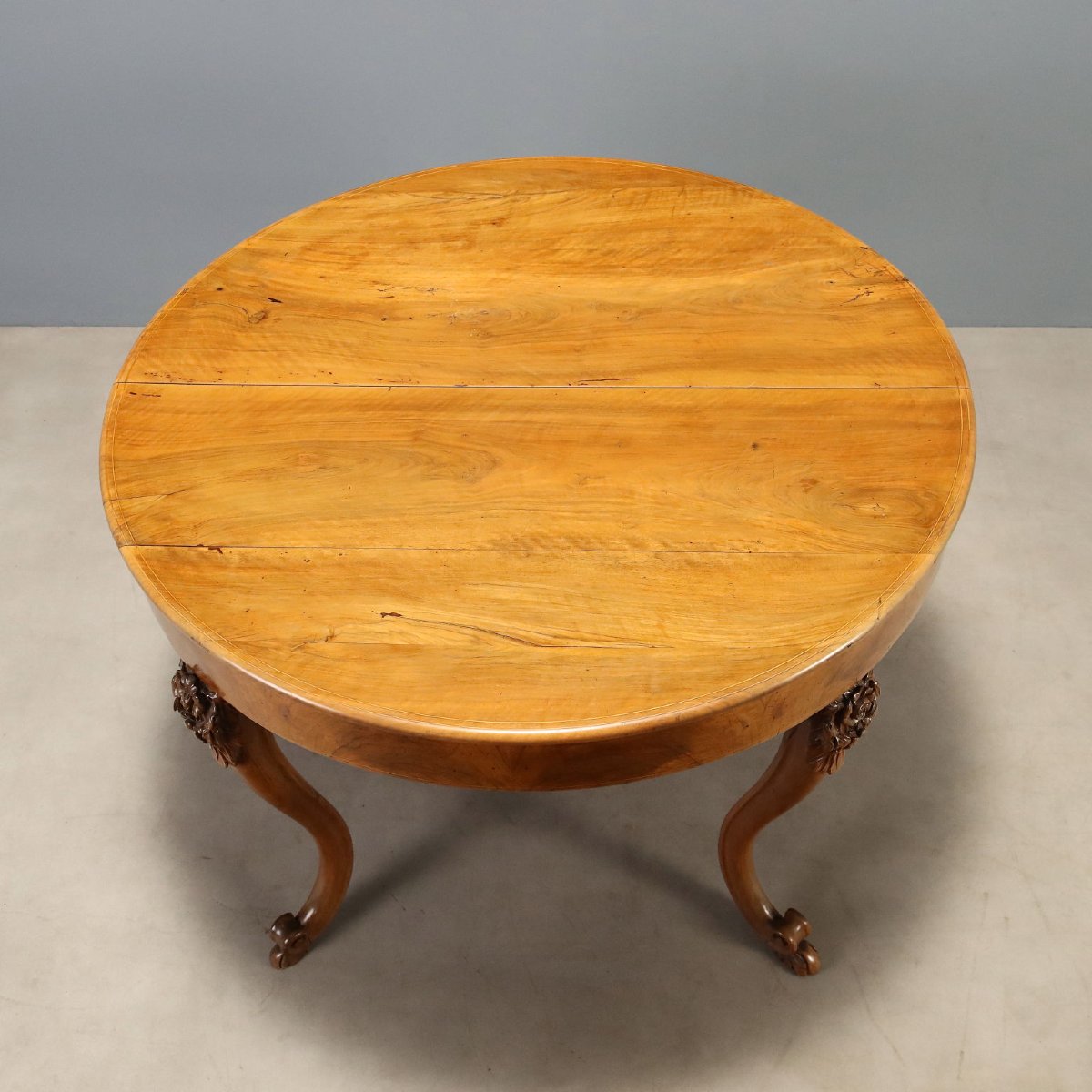 Table en Noyer - Italie XIXe Siècle -photo-3