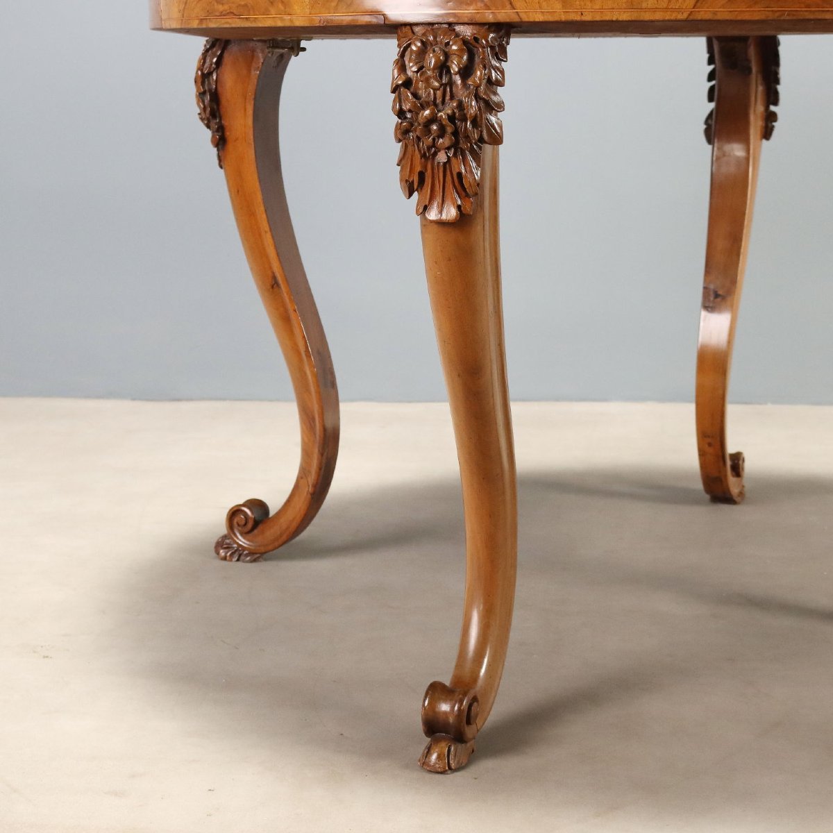 Table en Noyer - Italie XIXe Siècle -photo-5