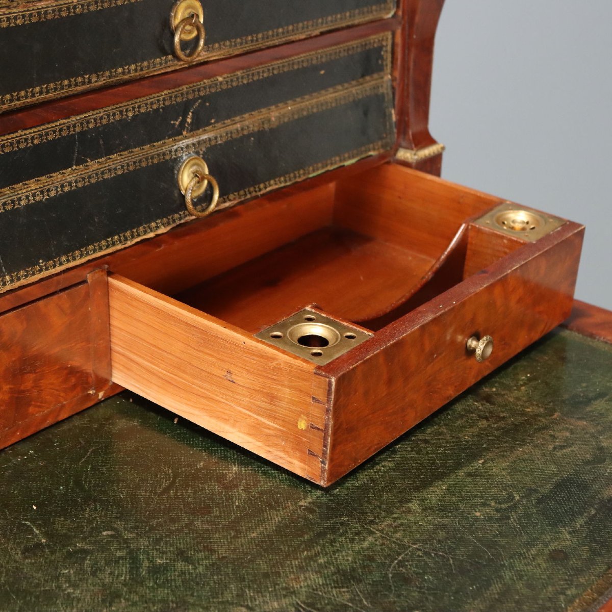 Napoleon III-style Open Desk In Mahogany, France, Second Half Of The 19th Century-photo-8