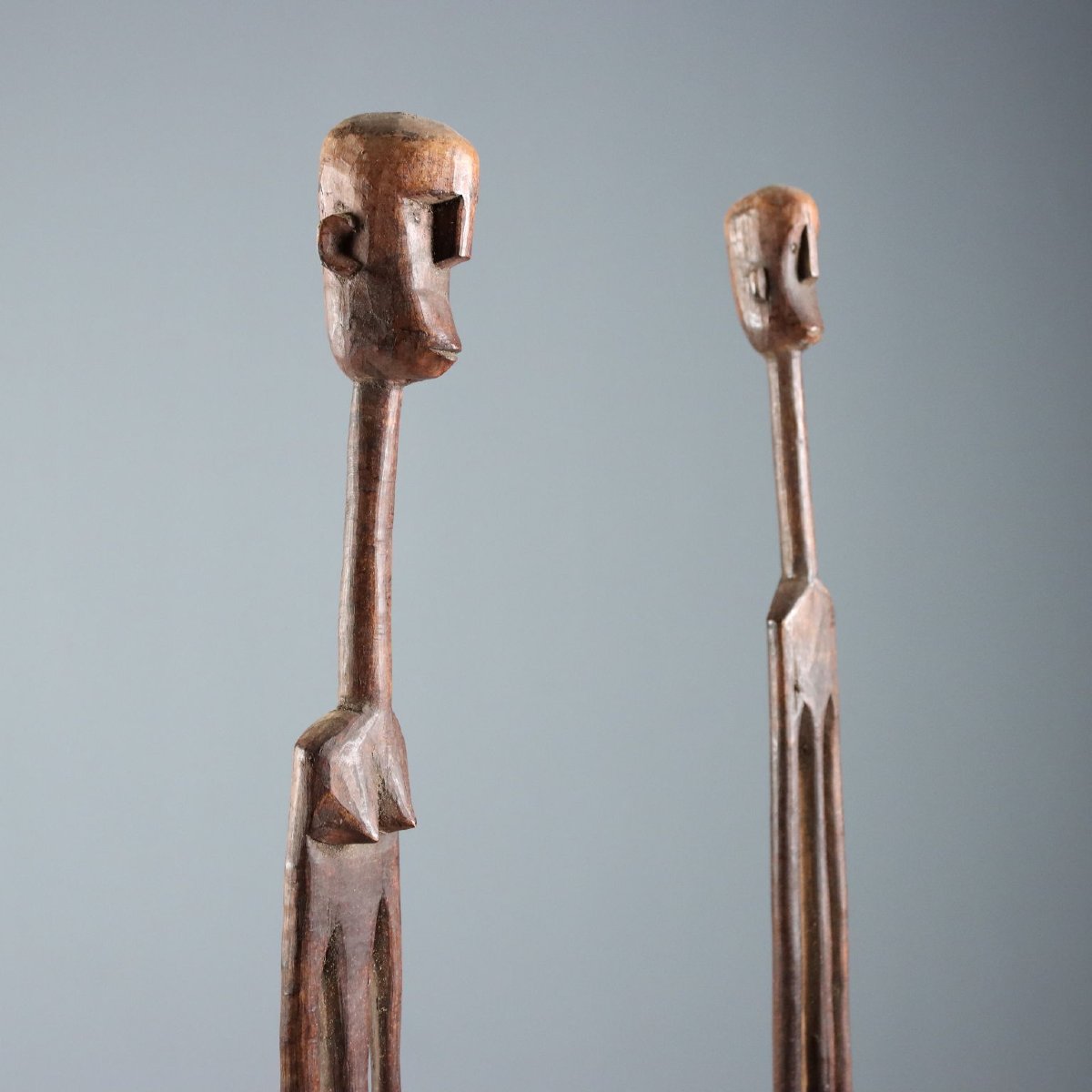 Antique Wooden Ancestors Nyamwezi Art Tanzania XX Century Originals-photo-3