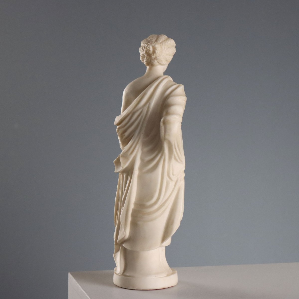 Sculpture Ancienne en Marbre Blanc Italie XIXe siècle-photo-5