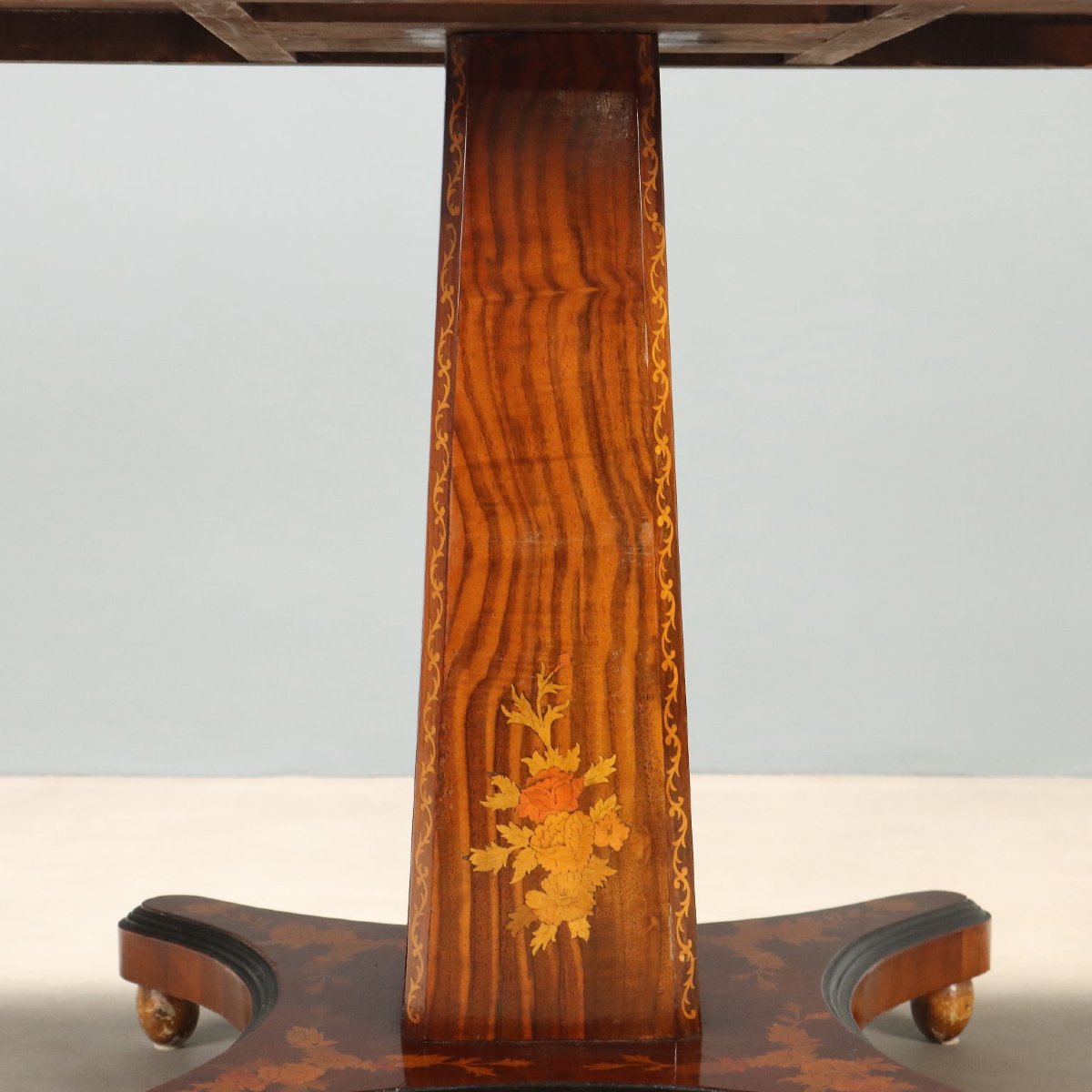 Coffee Table In Indian Rosewood And Mahogany - England, 19th Century; England, Late 19th Century-photo-3