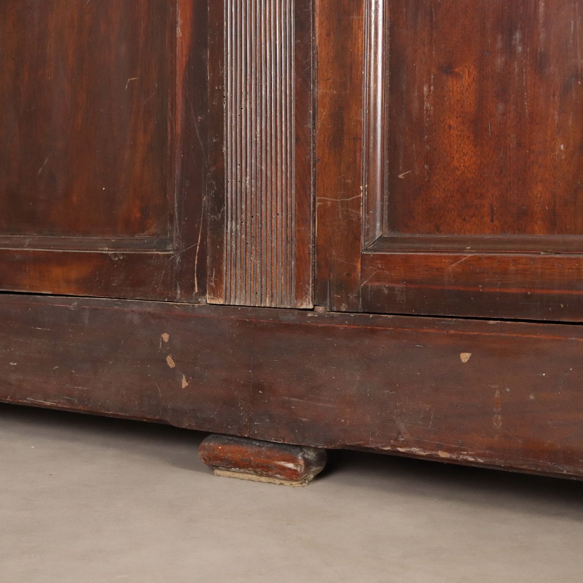 Armoire Louis-Philippe Ancienne Noyer Sapin Italie XIXe Siècle-photo-7